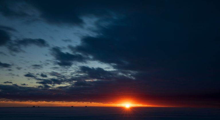 Mille Lacs Lake is Frozen